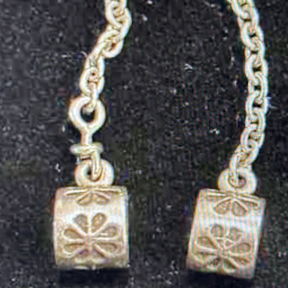 Pandora Silver Safety Chain Charm - Picture 9 of 9